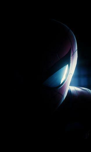 Spider Man Half Mask Artwork Dark Wallpaper Hombre