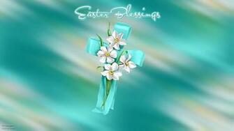 Ribbon Cross Easter Blessings Cellphone And Tablet Wallpaper
