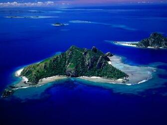 Of Monu Island Fiji Photo Aerial Wallpaper