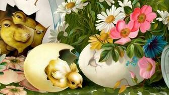 Easter Happening Painting HD Wallpaper