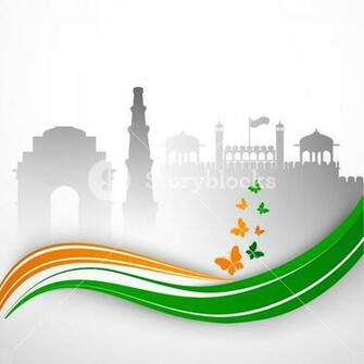 15th August Indian Independence Day Background Royalty Stock