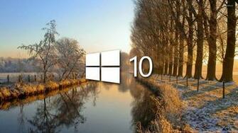 Windows On The Frosty River Wallpaper Computer