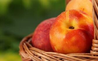 Peach Fruit Wallpaper Peaches Macro Drops