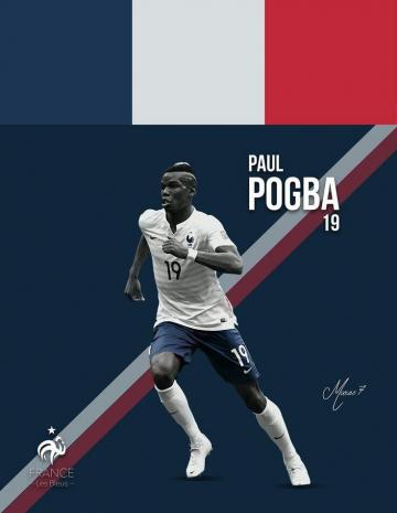 Paul Pogba Of France Wallpaper Good Soccer Players