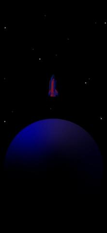 Minimalist Wallpaper Rocket Launch Amoled Heroscreen Cool