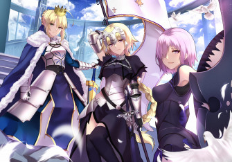 Jeanne D Arc Artoria Pendragon Shielder Saber Fate Wallpaper