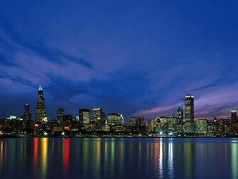 Travel Tourism Sports Stars Chicago Skyline HD Wallpaper