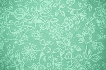 Mint Green Fabric With Floral Pattern Texture High