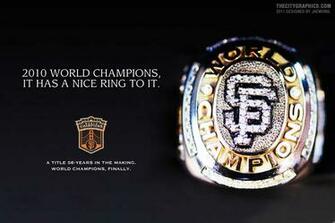 San Francisco Giants World Series Ring Hot News Now