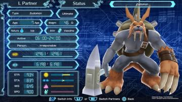 Zudomon Digimon World Next Order Grindosaur