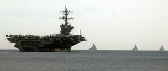Indian Navy Warships At Malabar Naval Exercise Wallpaper Aa