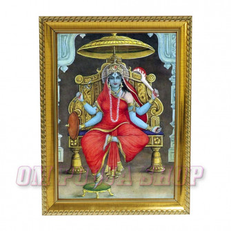 Amazon Om Pooja Shop Matangi Mata Photo In Wooden Frame