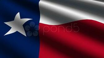 Texas Close Up Flag HD Loop Stock Video Footage