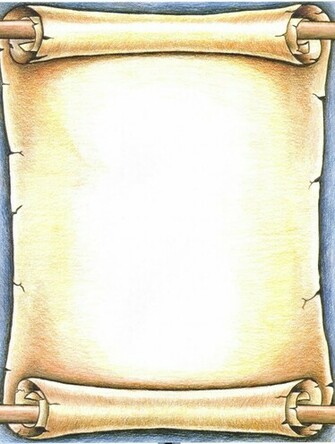 Clip Art Scroll Vector Clipart Image