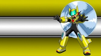 Battle Network Mega Man In Air Suit Wallpaper