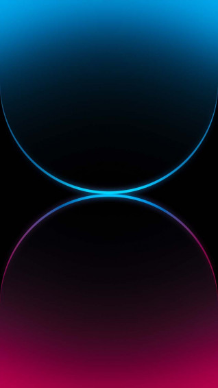 iPhone Pro Max Dual Gradient Blue And Red Wallpaper