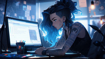 Girl Tattoo Computer Screen 4k Wallpaper iPhone HD Phone 7301l