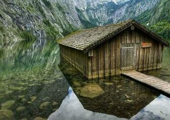 Small House Of The Boatman Top Quality Wallpaper