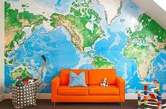 Use Old Maps In Home Decor