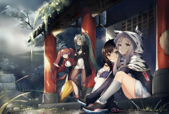 Bored Anime Girls 4k Wallpaper HD Image