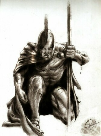 Spartan Warrior By Robicomics