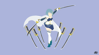 Sayaka Miki Madoka Magica Minimalist Wallpaper By Slezzy7