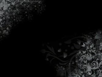 Black Floral Background For Desktop