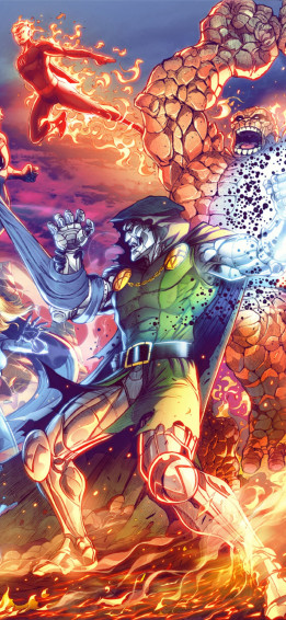 Doctor Doom Fortnite iPhone Wallpaper