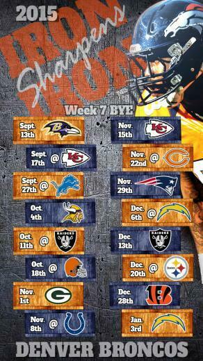 Image Denver Broncos Schedule Wallpaper