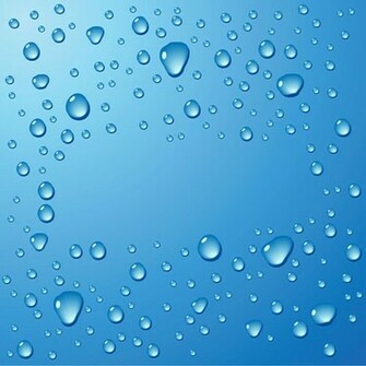 Water Drop Vector Blue Background