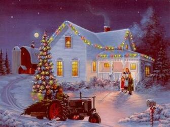 The Farm Cynthia Lang Christmas Photography Desktop