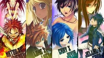 Loke Lucy Gray Juvia Jellal Erza Fairy Tail