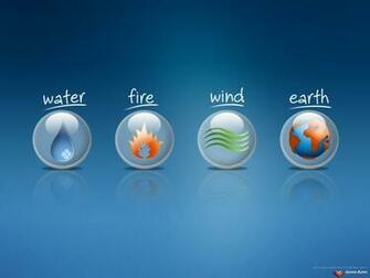 Symbols For The Elements Earth Air Water Fire Wind