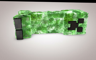 Furry Creeper Head Wallpaper X By Dustinrnguyen On