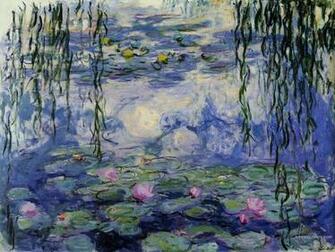 Displaying Image For Monet Water Lilies Wallpaper
