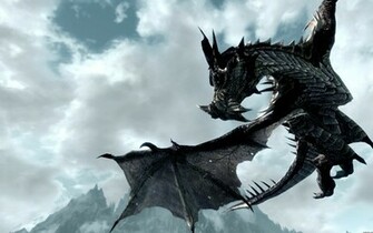Wallpaper Dragon Flying