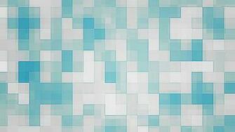 Blue And White Square Pattern Abstract Wallpaper