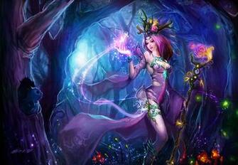 Sorceress Computer Wallpaper Desktop Background Id