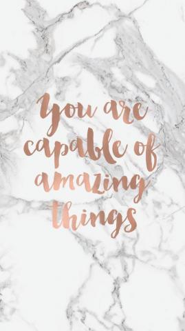 You Are Capable Quote Phone Background Pretty Quotes
