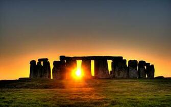 Summer Solstice At Stonehenge Computer Desktop Wallpaper
