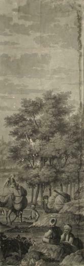 Wallpaper Panels By Joseph Dufour Et Cie After Comte De Choiseul