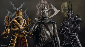 Dark Souls Demon S Vile Knights By Menaslg