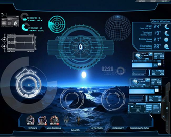 Hi Tech Desktop Rainmeter For All Windows By Takeshikawa