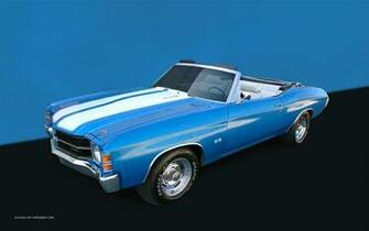 Chevelle Ss Wallpaper Convertible Left Front Muscle