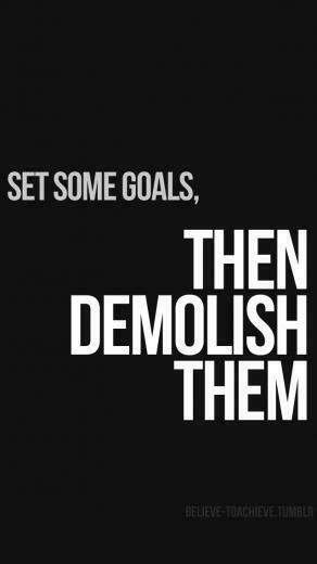 Motivational iPhone Wallpaper Demolish Them