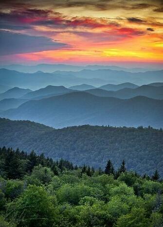 Appalachian Trail Mountain Sunset My Dream Come True Favorite
