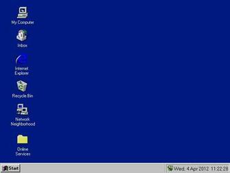 The Simplistic Minimalism Of Windows Desktop Pictured Was
