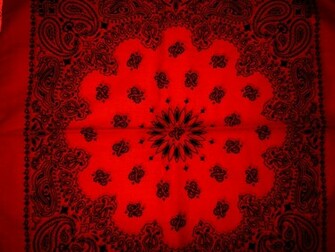 Red Bandana Background Stock