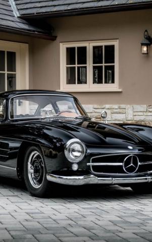 Black Classic Mercedes Benz Sl Wallpaper