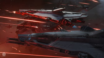 Star Citizen Spaceship Battle Wallpaper